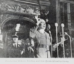 Albert Forster – a Gdańsk–Kelet-Poroszország birodalmi körzet helytartója. (AIPN)