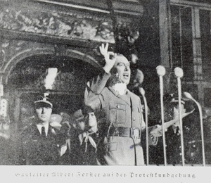 Albert Forster – namiestnik Okręgu Rzeszy Gdańsk-Prusy Zachodnie. (IPN)